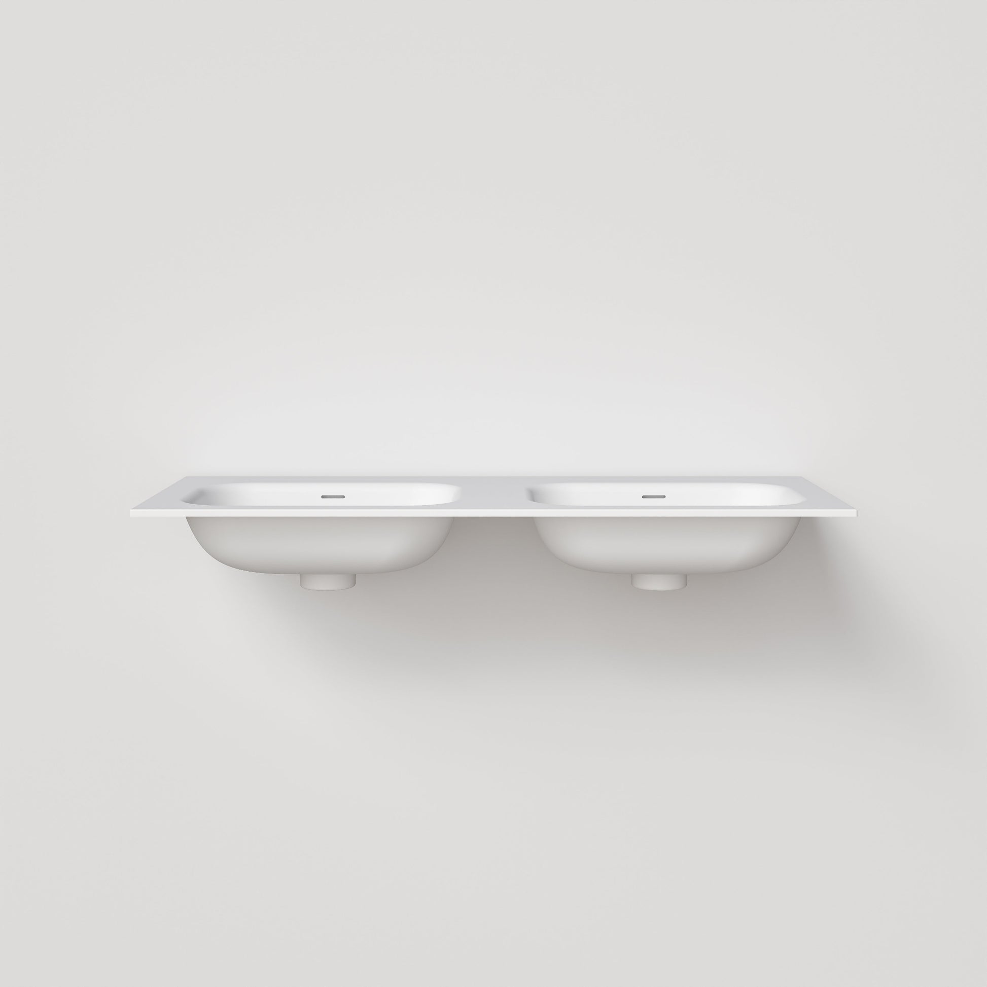 NAVARRA 1200 DOUBLE VANITY SINK TOP MATTE WHITE