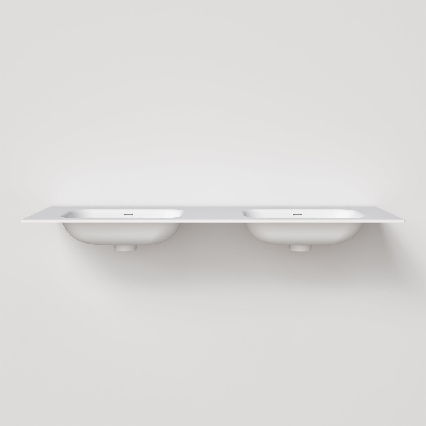 NAVARRA 1600 DOUBLE VANITY SINK TOP MATTE WHITE
