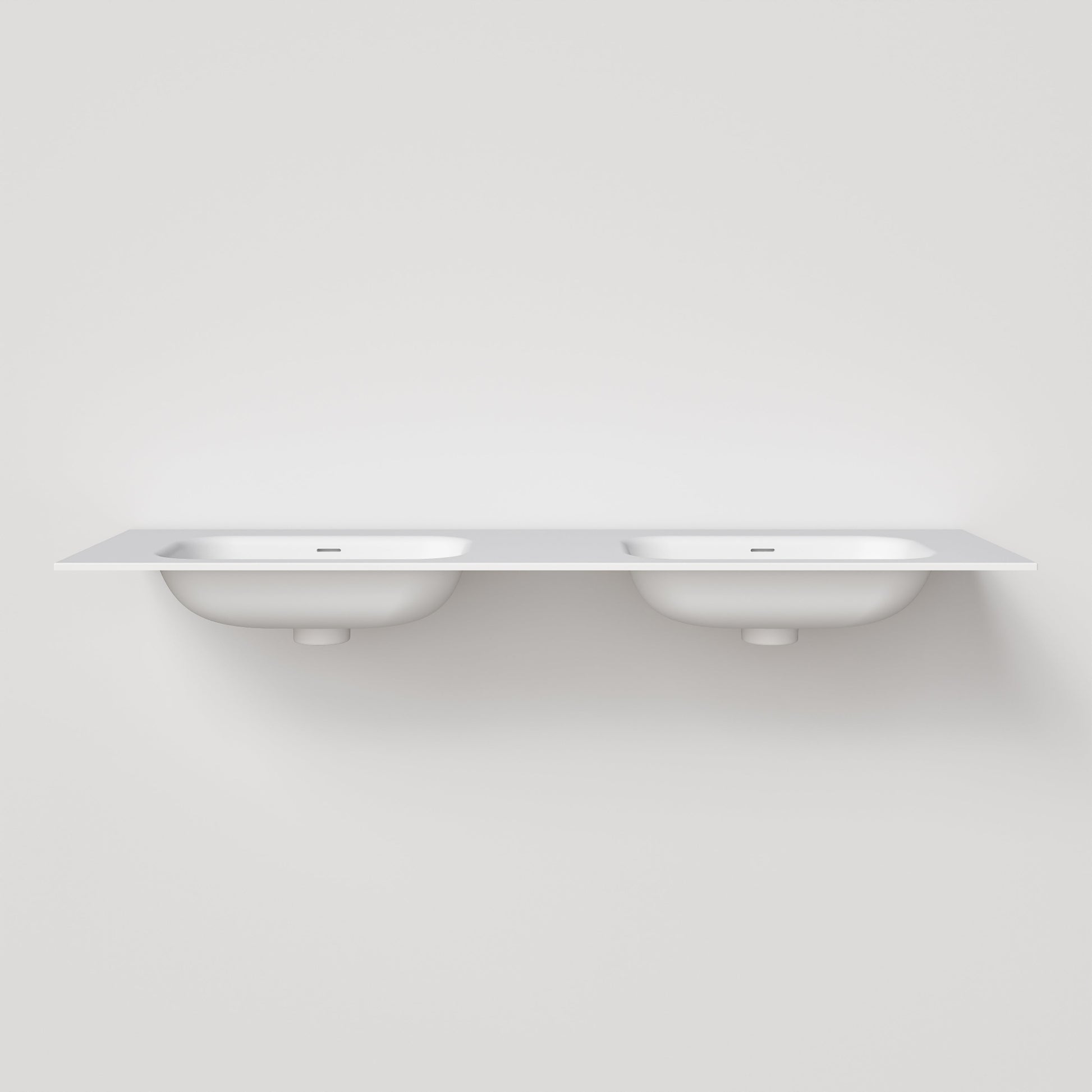 NAVARRA 1600 DOUBLE VANITY SINK TOP MATTE WHITE