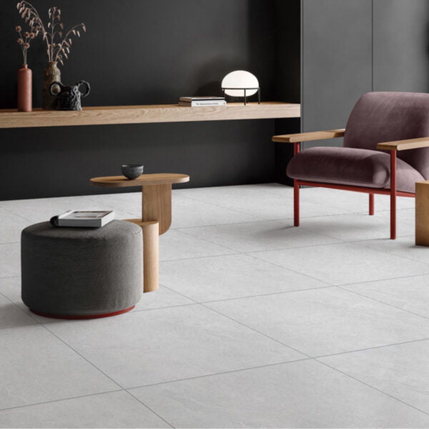 NORDEN STONE WHITE INTERNAL MATTE TILES 600×600