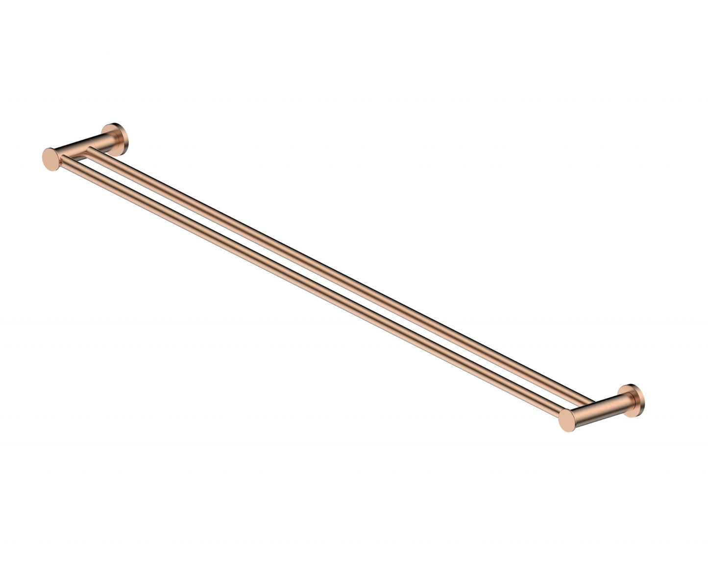 REASON DOUBLE TOWEL RAIL BRUSHED COPPER