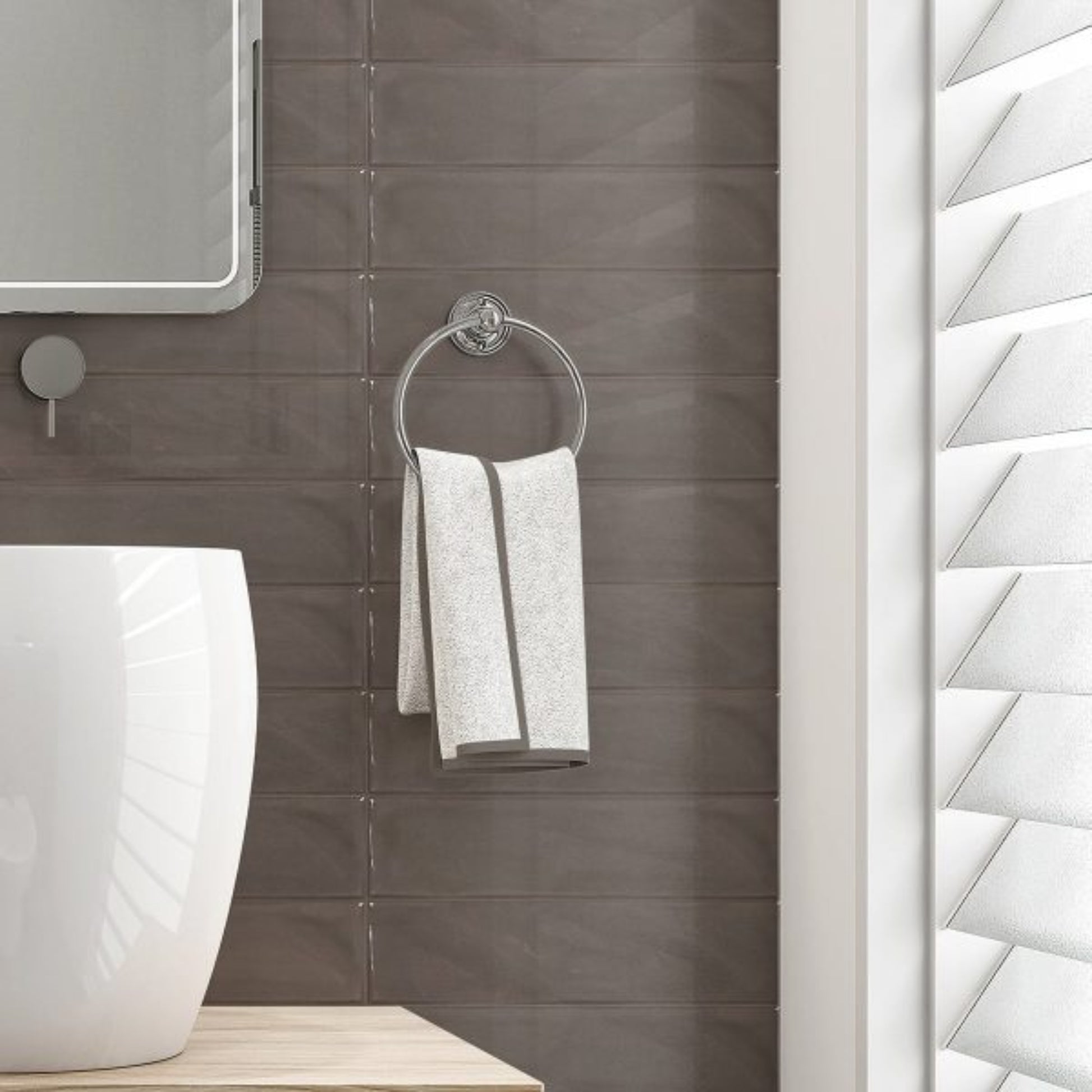 RIPPLE STONE GLOSS TILES 75×300