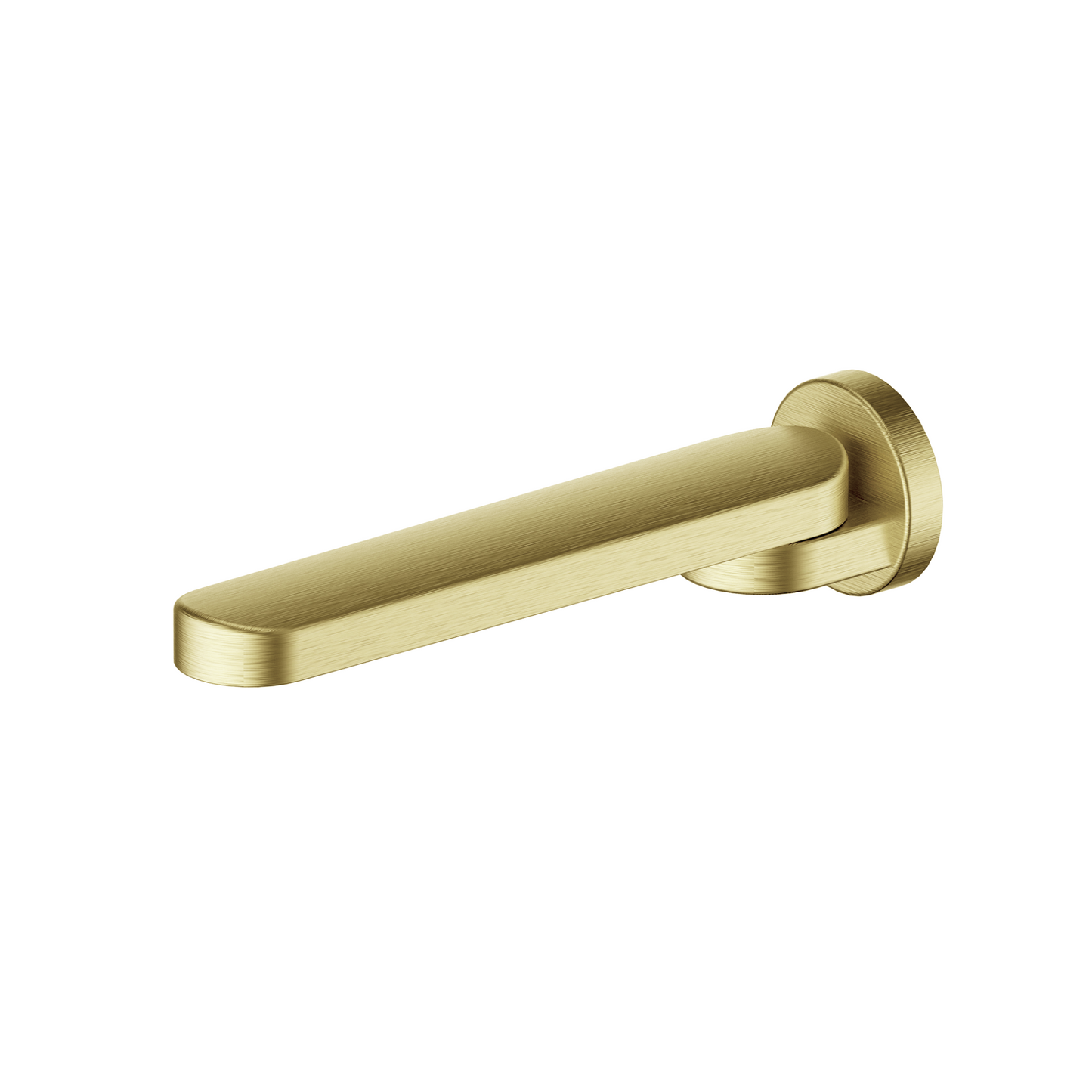SWIVEL BATH SPOUT - ROUND BRUSHED BRASS
