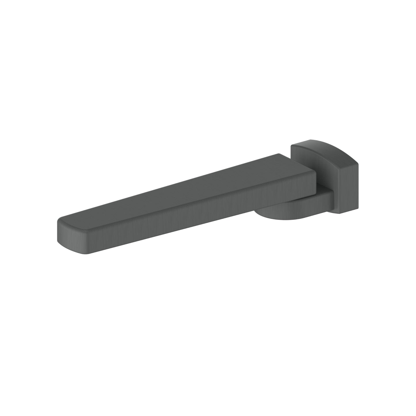SWIVEL BATH SPOUT - SQUARE GUNMETAL
