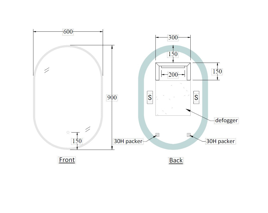 CODE SOLACE OVAL LED MIRROR RANGE WHOLESALE