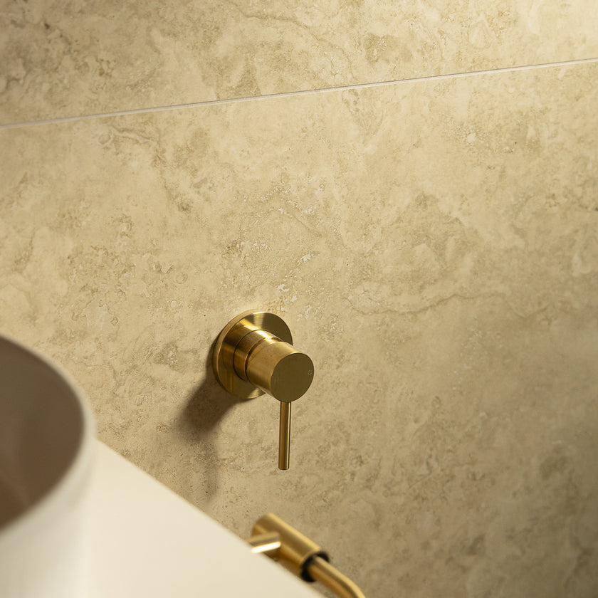 TRAVERTINO STONE IVORY INTERNAL LAPPATO TILE 600×600