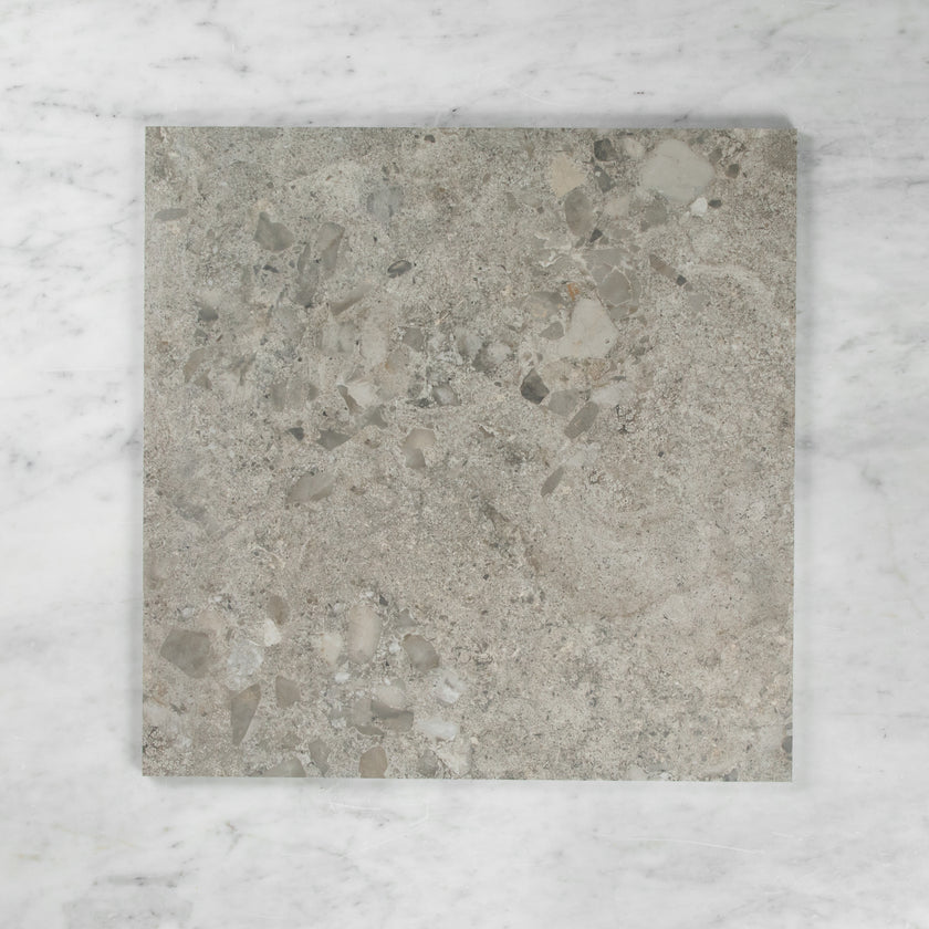 POSITANO TERRAZZO GREY MATTE INTERNAL TILE 600×600
