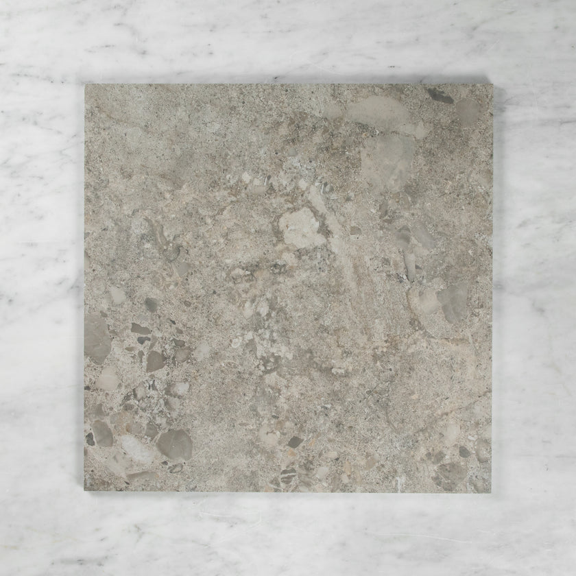 POSITANO TERRAZZO GREY MATTE INTERNAL TILE 600×600