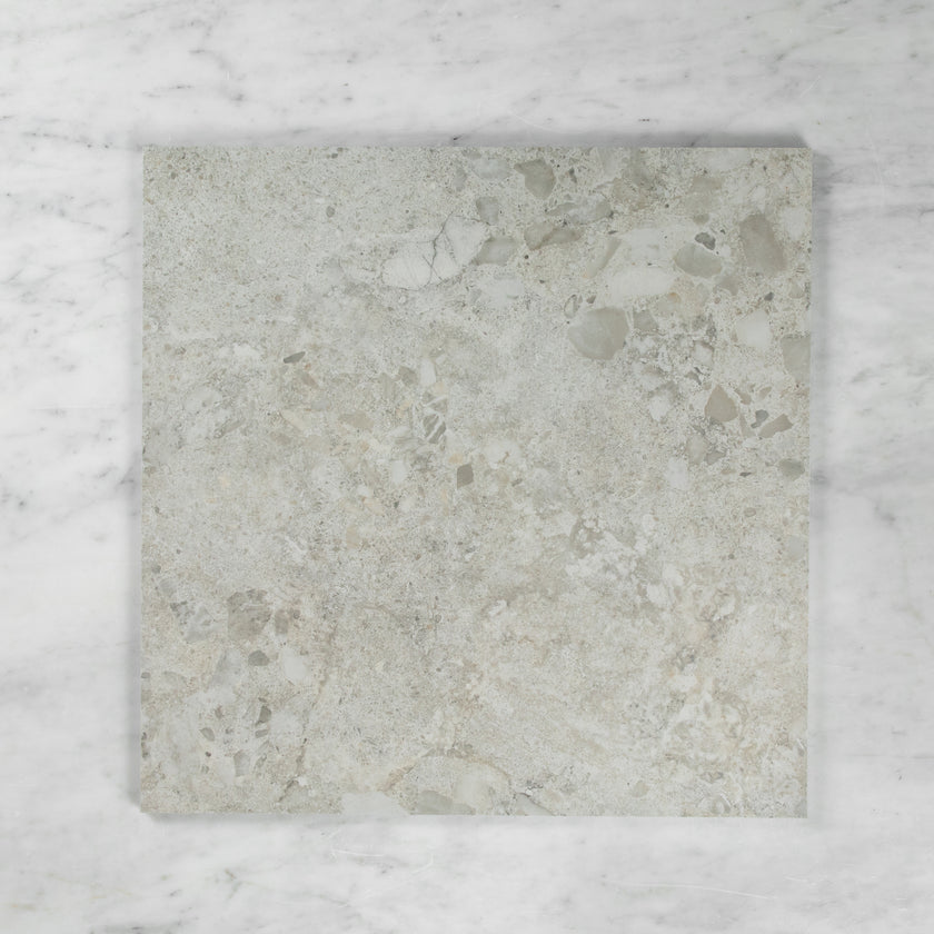 POSITANO TERRAZZO SAND MATTE INTERNAL TILE 600×600