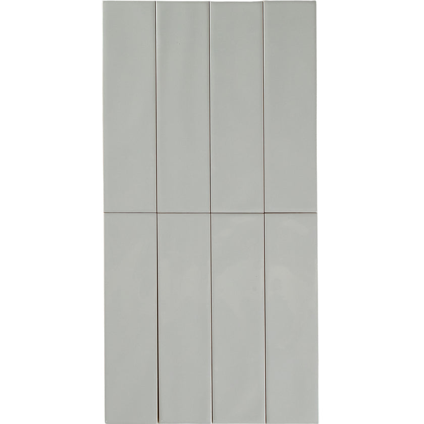 WAVE SUBWAY GREY GLOSS TILE 75×300