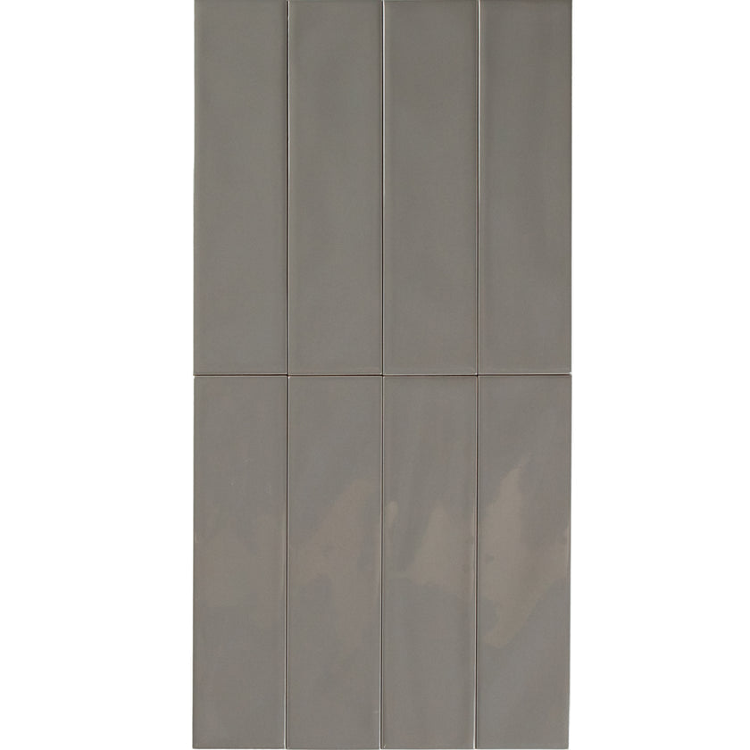 WAVE SUBWAY TAUPE GLOSS TILE 75×300