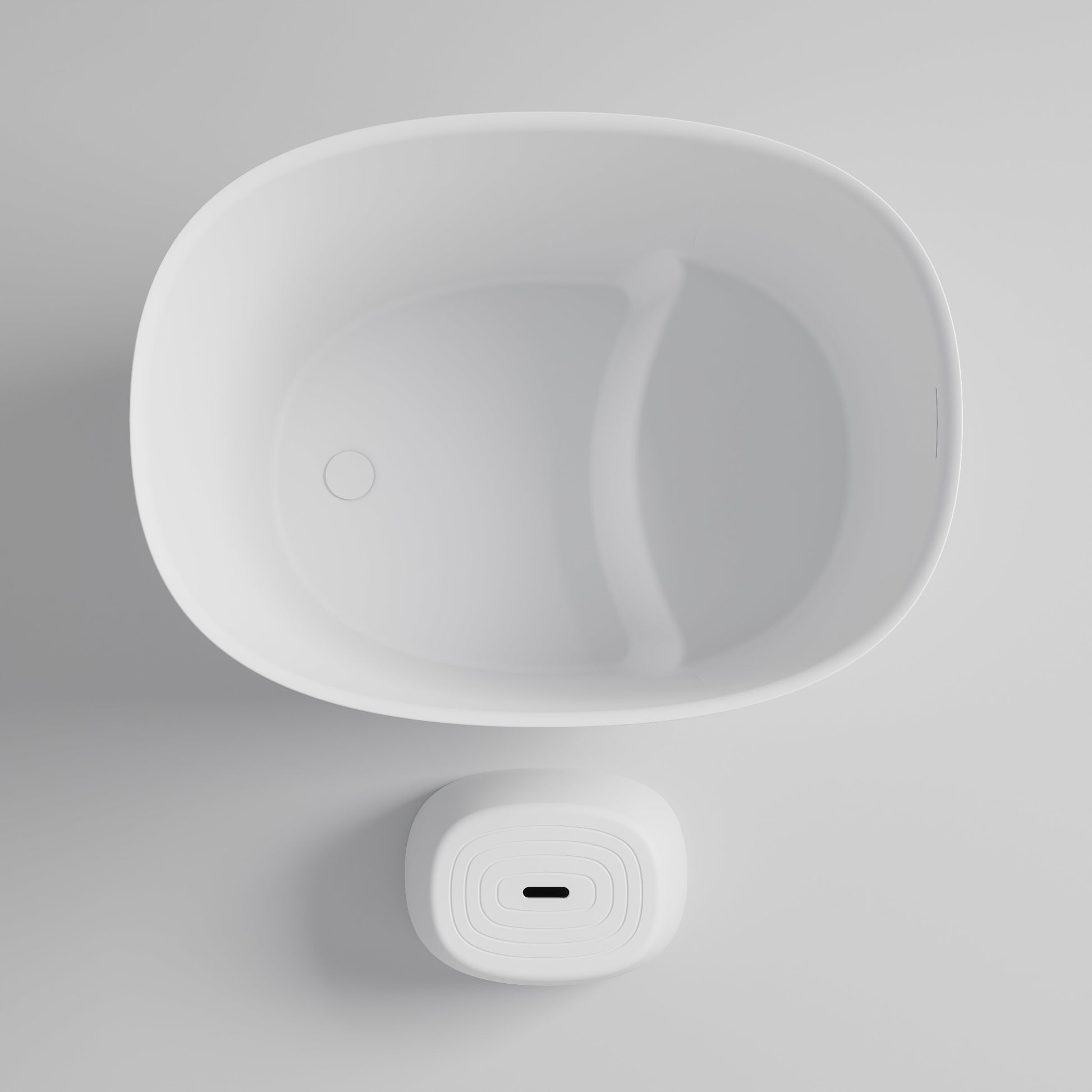 YASU SOAKING BATH MATTE WHITE