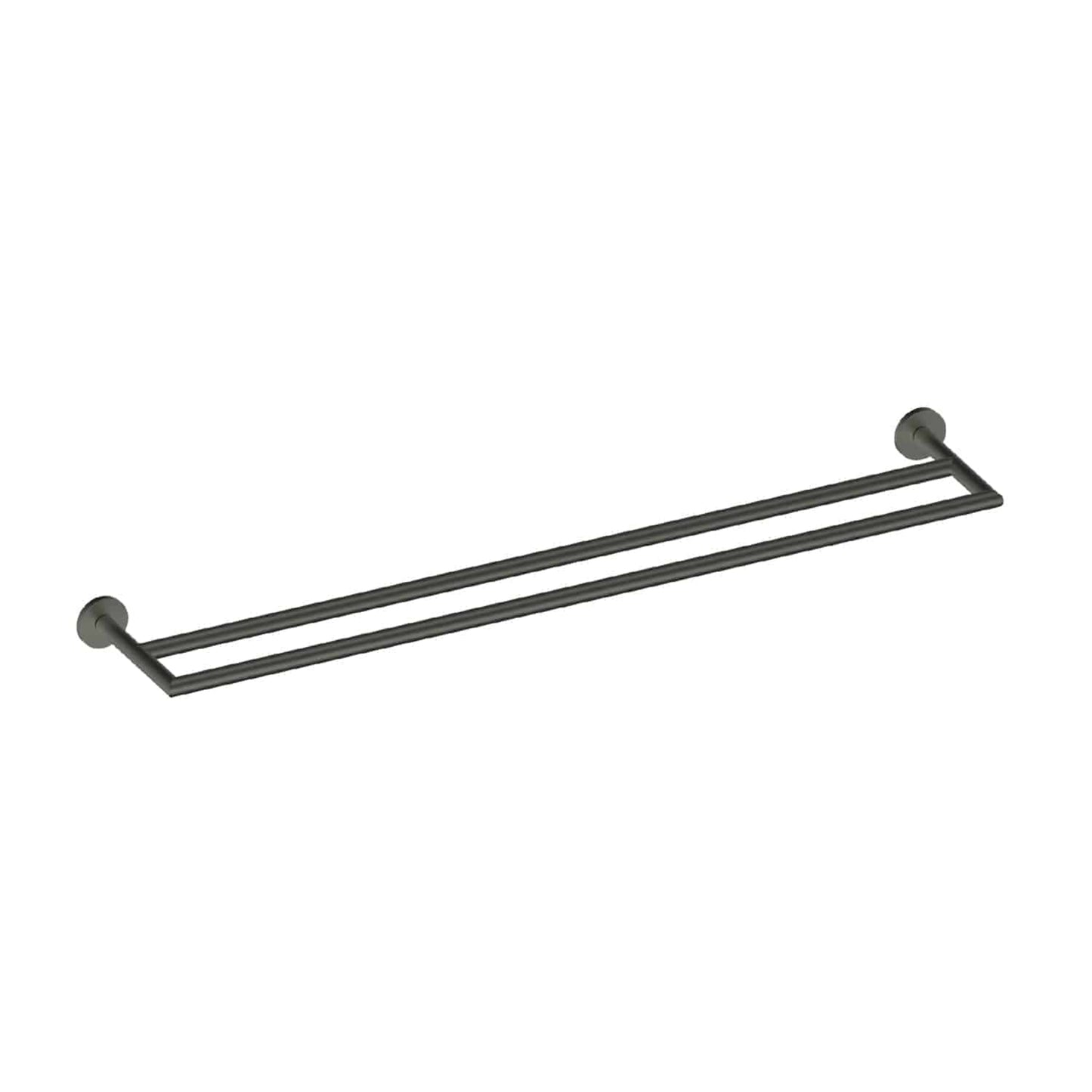 ZOLA DOUBLE TOWEL RAIL GUNMETAL