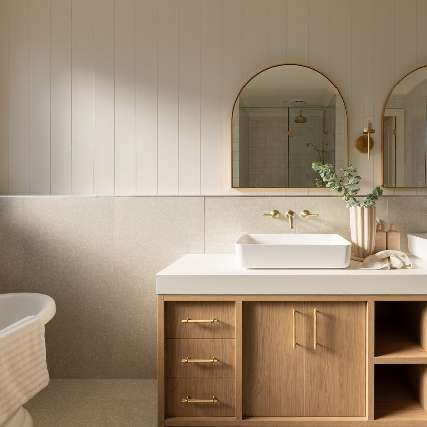 ABSTRACT PADDINGTON TERRAZZO WHITE STONE IN OUT P2 P4 TILE 600X600