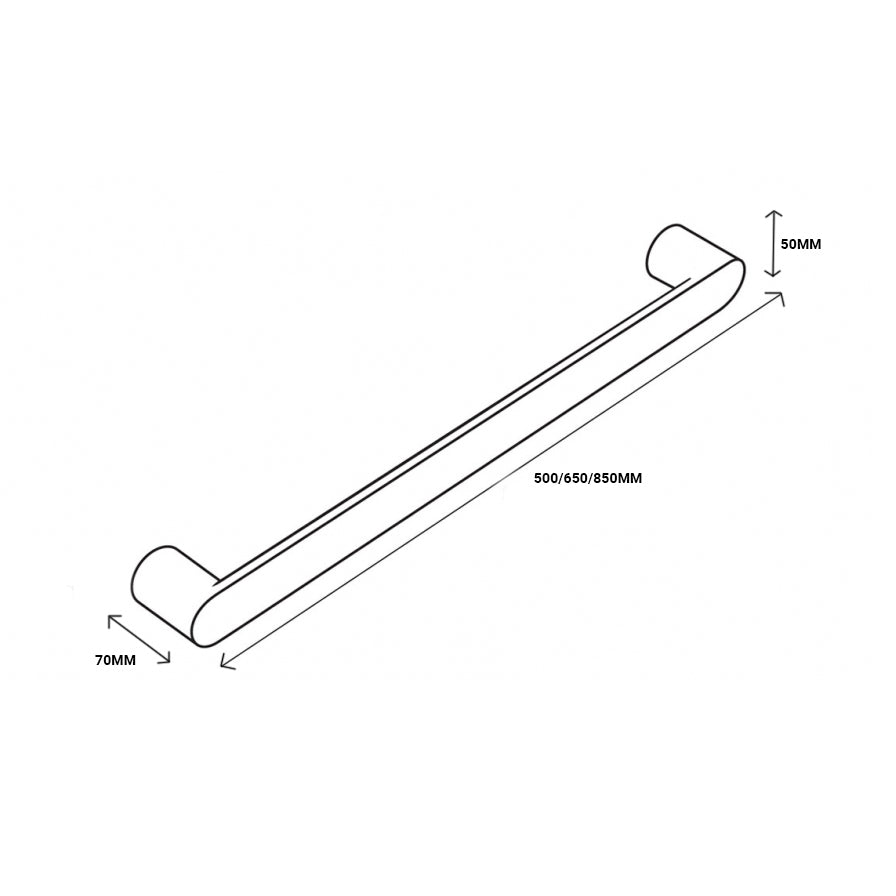 CODE LAMONE ROUND HEATED SINGLE BARS 650MM - 7 COLOUR OPTIONS WHOLESALE