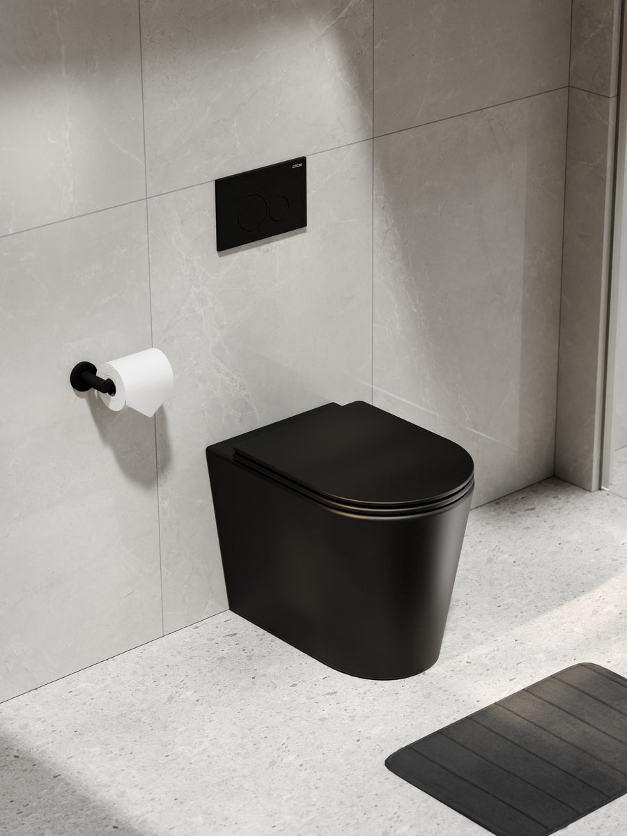 CODE PURE TYPHOON INWALL TOILET SUITE | MATTE BLACK BUTTON