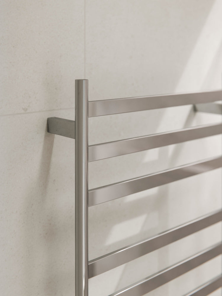 Heated Towel Ladders.