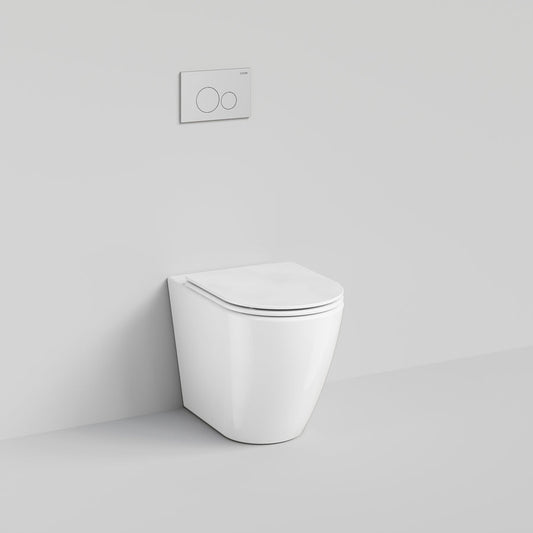 CODE FLOW TYPHOON INWALL TOILET SUITE | CHROME BUTTON
