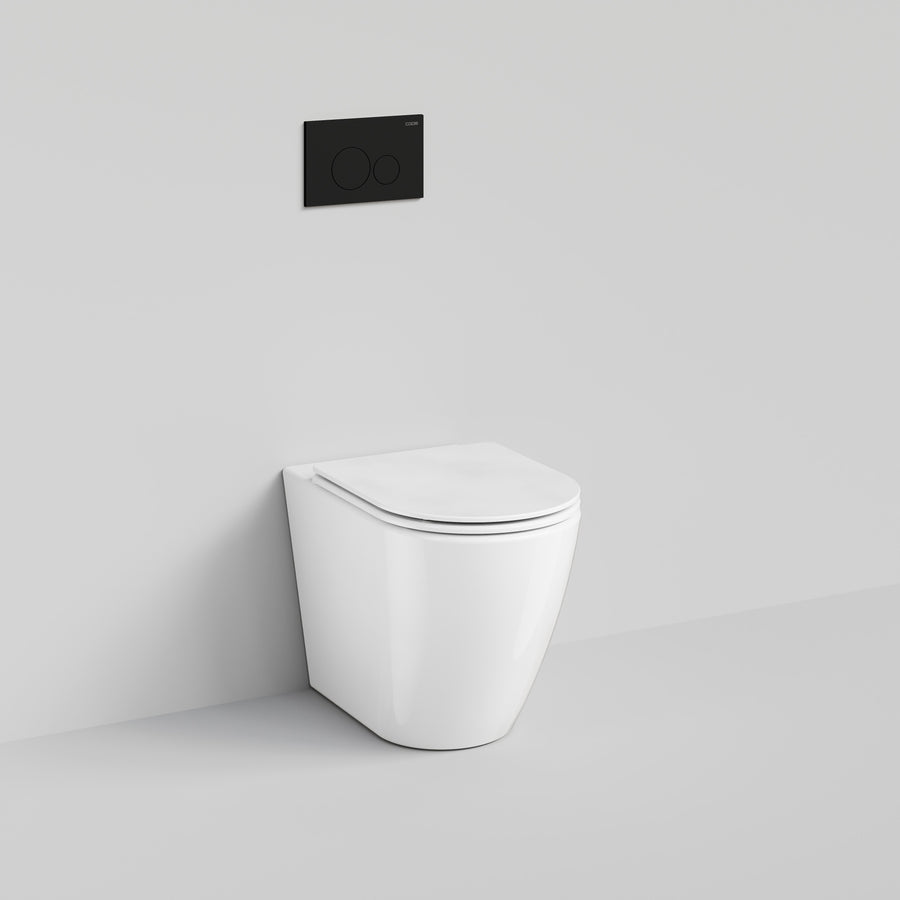 CODE FLOW TYPHOON INWALL TOILET SUITE | MATTE BLACK BUTTON