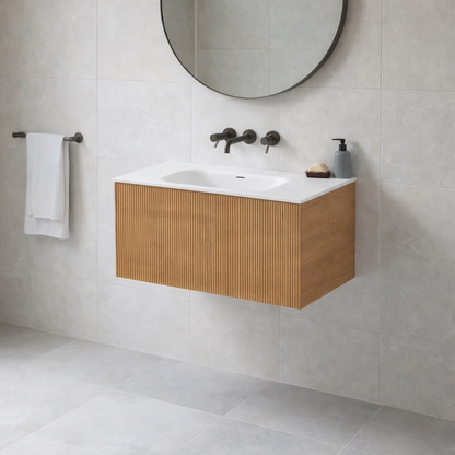 LINEARE 1000 PILLAR SINGLE DRAW VANITY RANGE