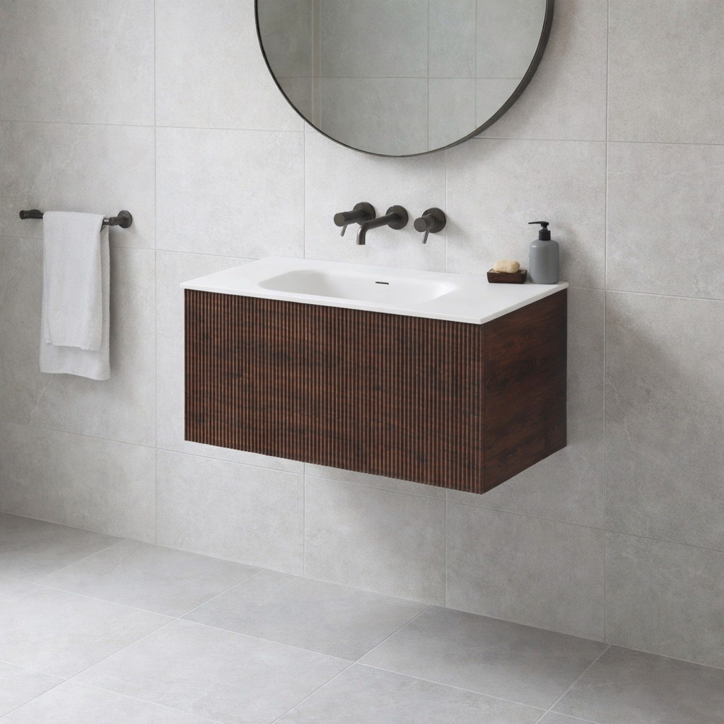 LINEARE 1000 PILLAR SINGLE DRAW VANITY RANGE