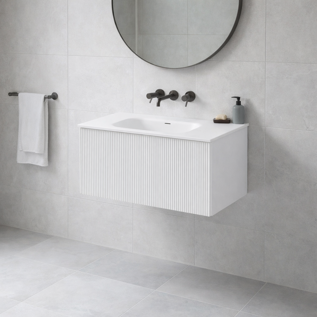 LINEARE 1000 PILLAR SINGLE DRAW VANITY RANGE