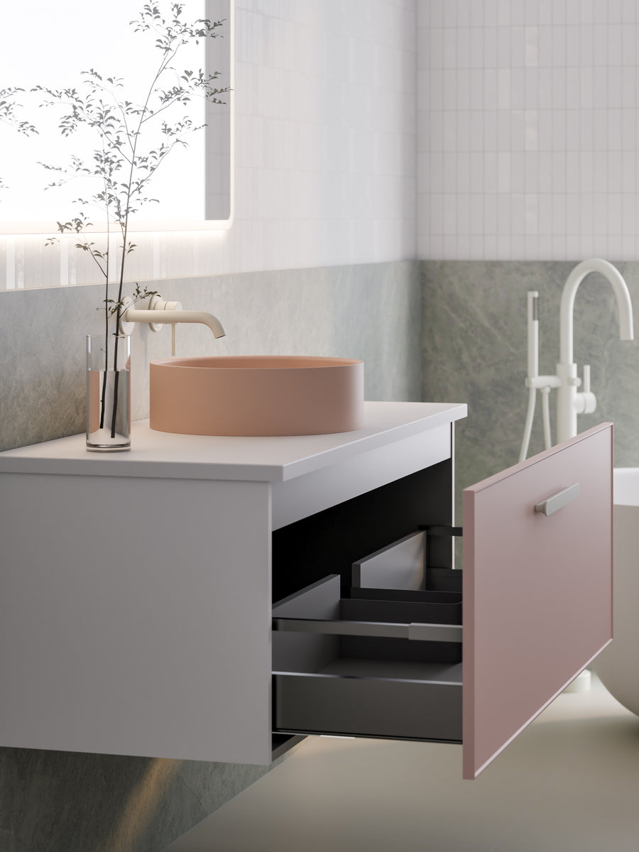 LINEARE 1200 AXEL SINGLE DRAWER VANITY - SOLID SLAB TOP WHOLESALE
