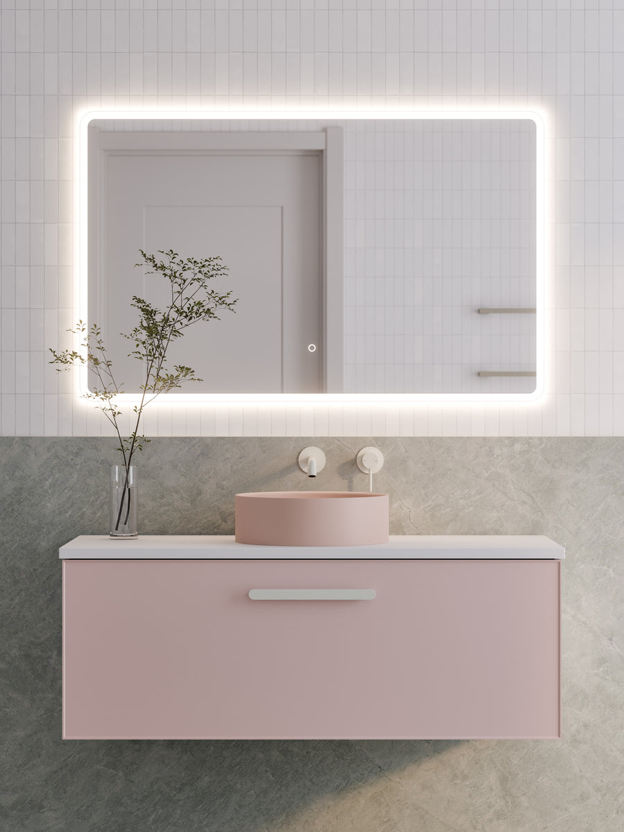 LINEARE 1200 AXEL SINGLE DRAWER VANITY - SOLID SLAB TOP WHOLESALE