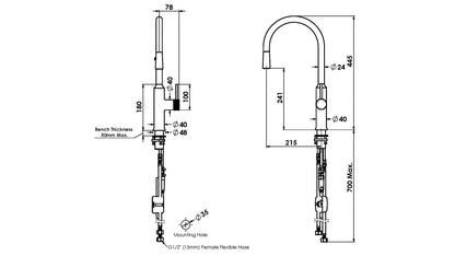 CODE NATURE KITCHEN MIXER