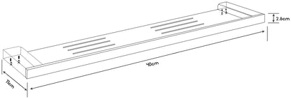 CODE PURE 400 METAL SHOWER SHELF RANGE