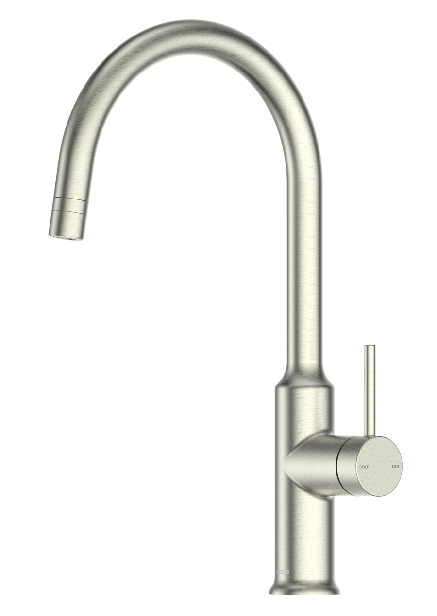 CODE NATURE GOOSENECK KITCHEN SINK MIXER