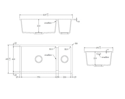 CODE AURA GRANITE DOUBLE SINK RANGE - 3 COLOURS
