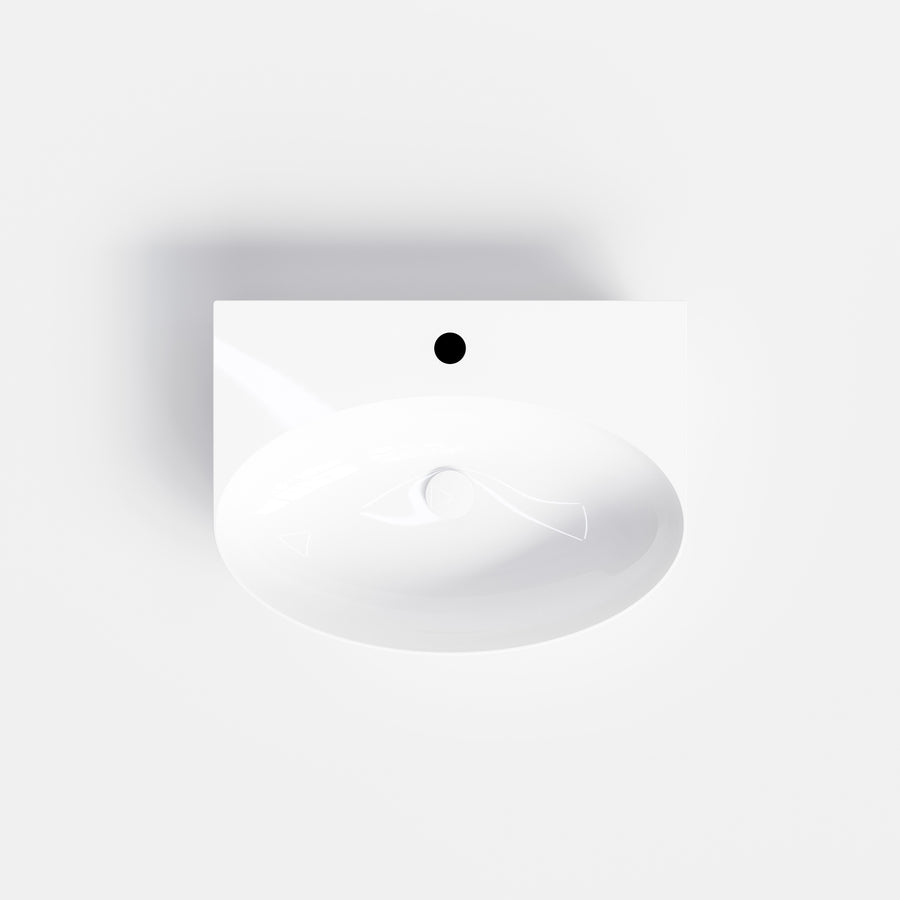 CODE PURE ELLIPSE CERAMIC BASIN 600MM