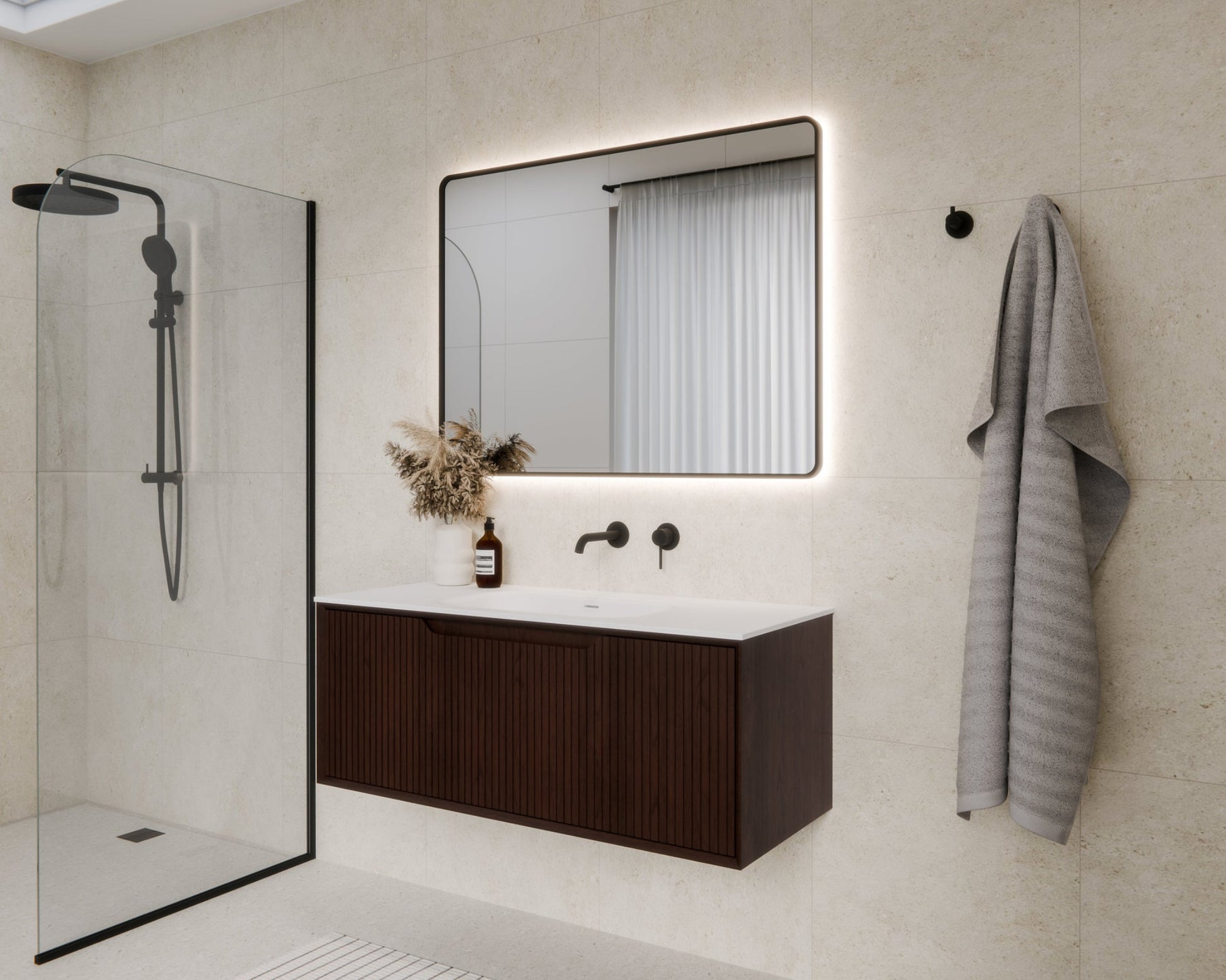 ARIA 1200 WALL HUNG VANITY | INSET BASIN