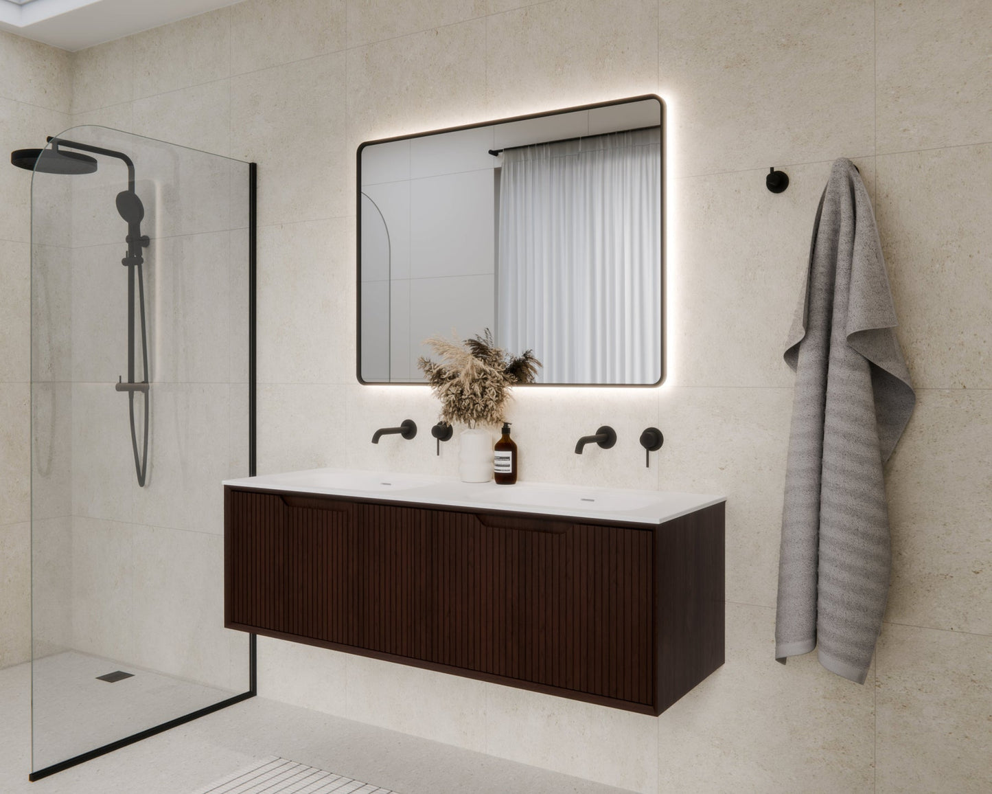 ARIA 1500 WALL HUNG VANITY | INSET BASIN