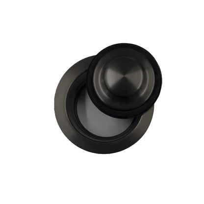 SINK FLANGE AND PLUG SET MATTE BLACK