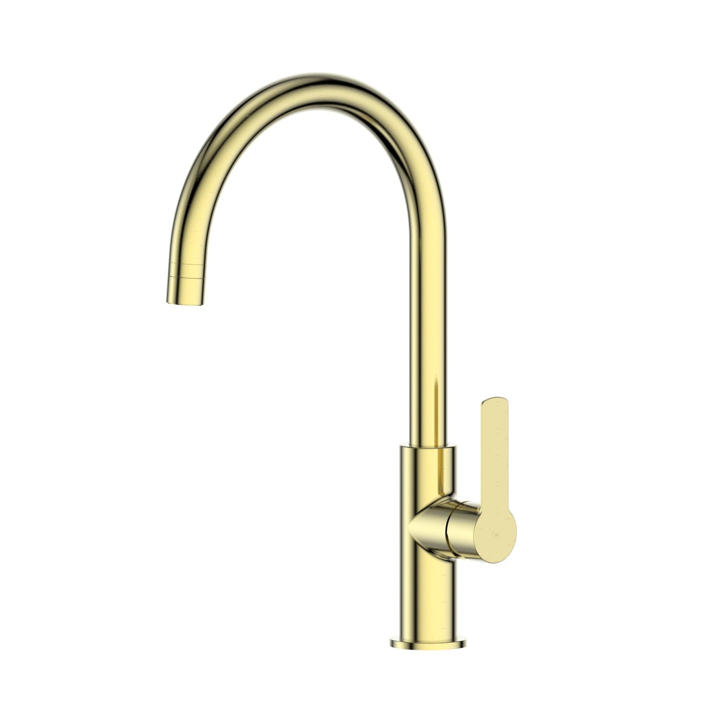 ASTRO II GOOSENECK SINK MIXER BRUSHED BRASS