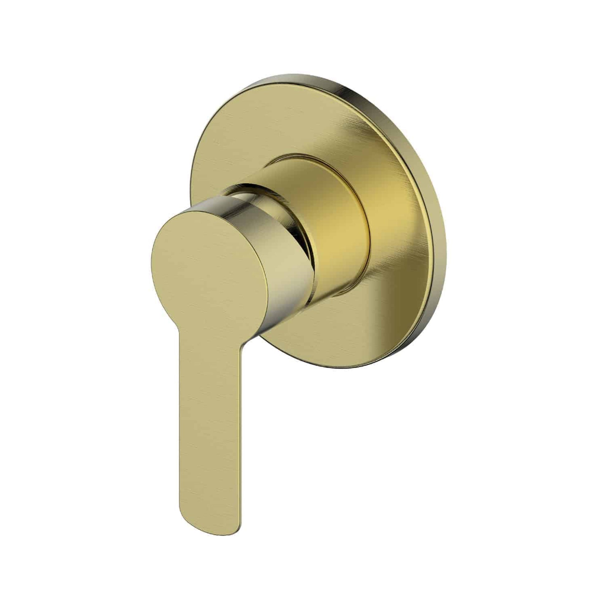  ASTRO II SHOWER MIXER - ROUND BRUSHED BRASS