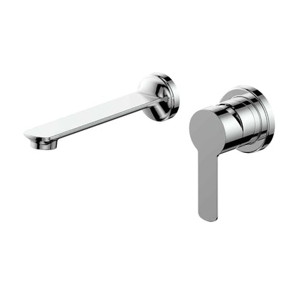 ASTRO II WALL BASIN MIXER CHROME