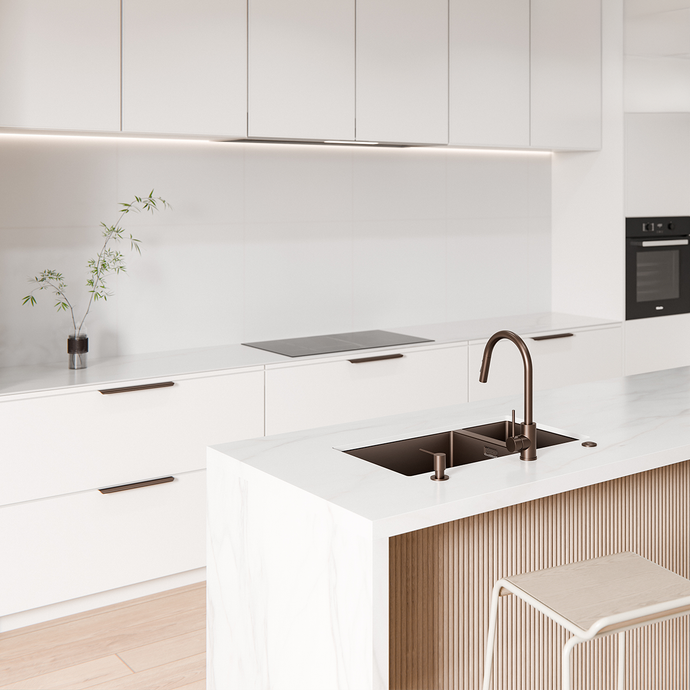 CODE ASPEN 550 DOUBLE BOWL PVD 304 STAINLESS STEEL SINKS
