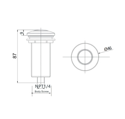 CODE UNIVERSAL AIR SWITCH KIT  - 5 COLOURS