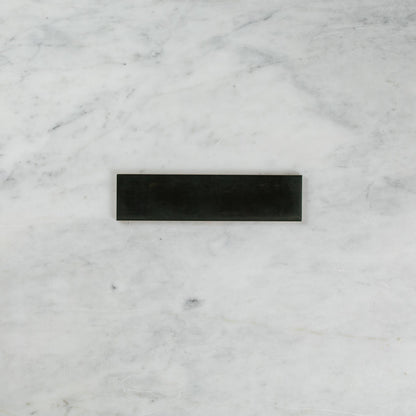 BOUTIQUE SUBWAY CHARCOAL GLOSS RIPPLE TILE 75×300