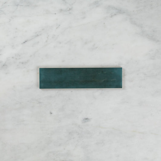 BOUTIQUE SUBWAY PEACOCK GLOSS RIPPLE TILE 75×300