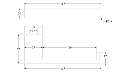 CODE LINEARE TOILET ROLL HOLDER