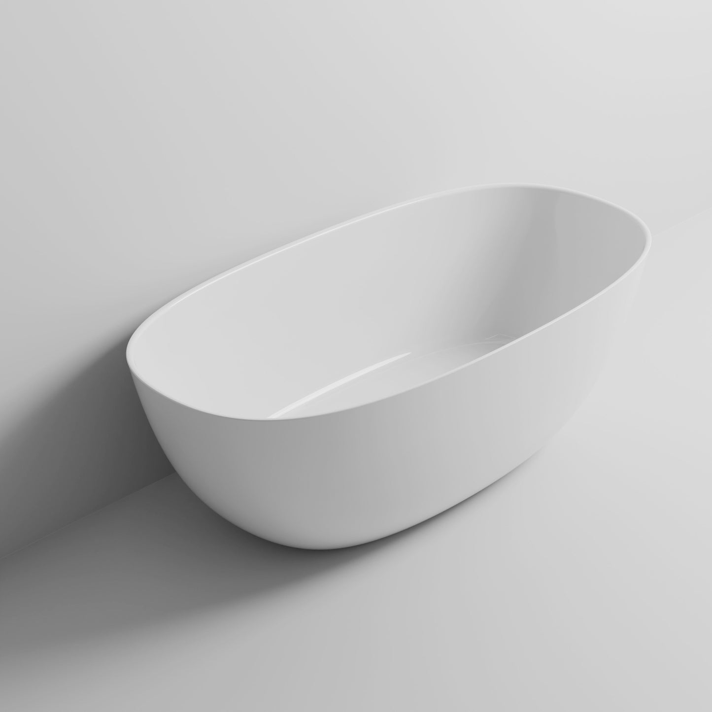 CERVO SLIM SOLID SURFACE FREE STANDING BATH 1600 