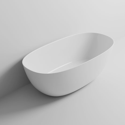 CERVO SLIM SOLID SURFACE FREE STANDING BATH 1600 