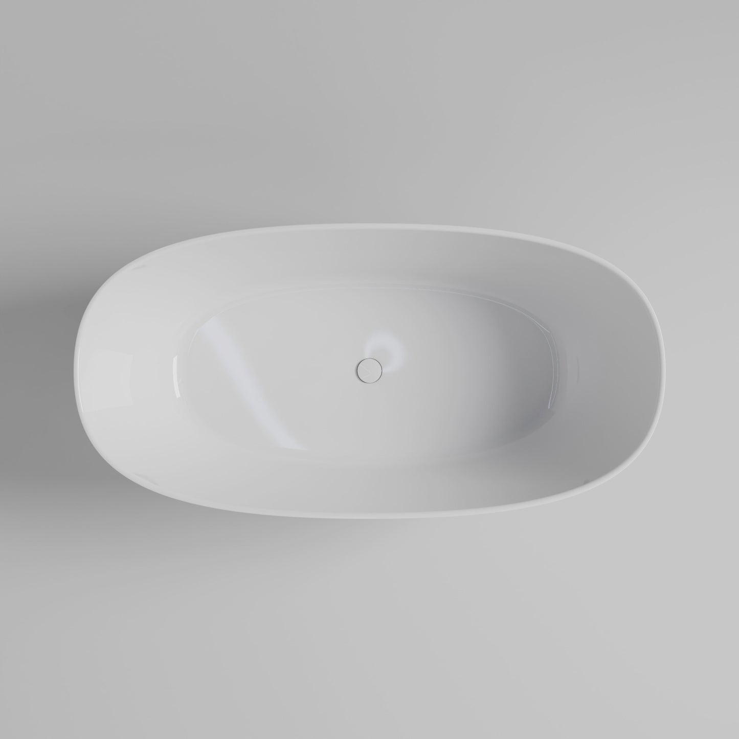 CERVO SLIM SOLID SURFACE FREE STANDING BATH 1600 