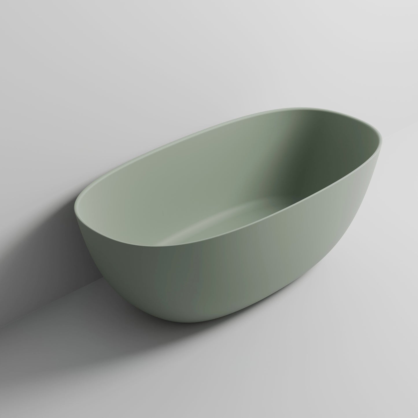 CERVO SLIM SOLID SURFACE FREE STANDING BATH 1600 