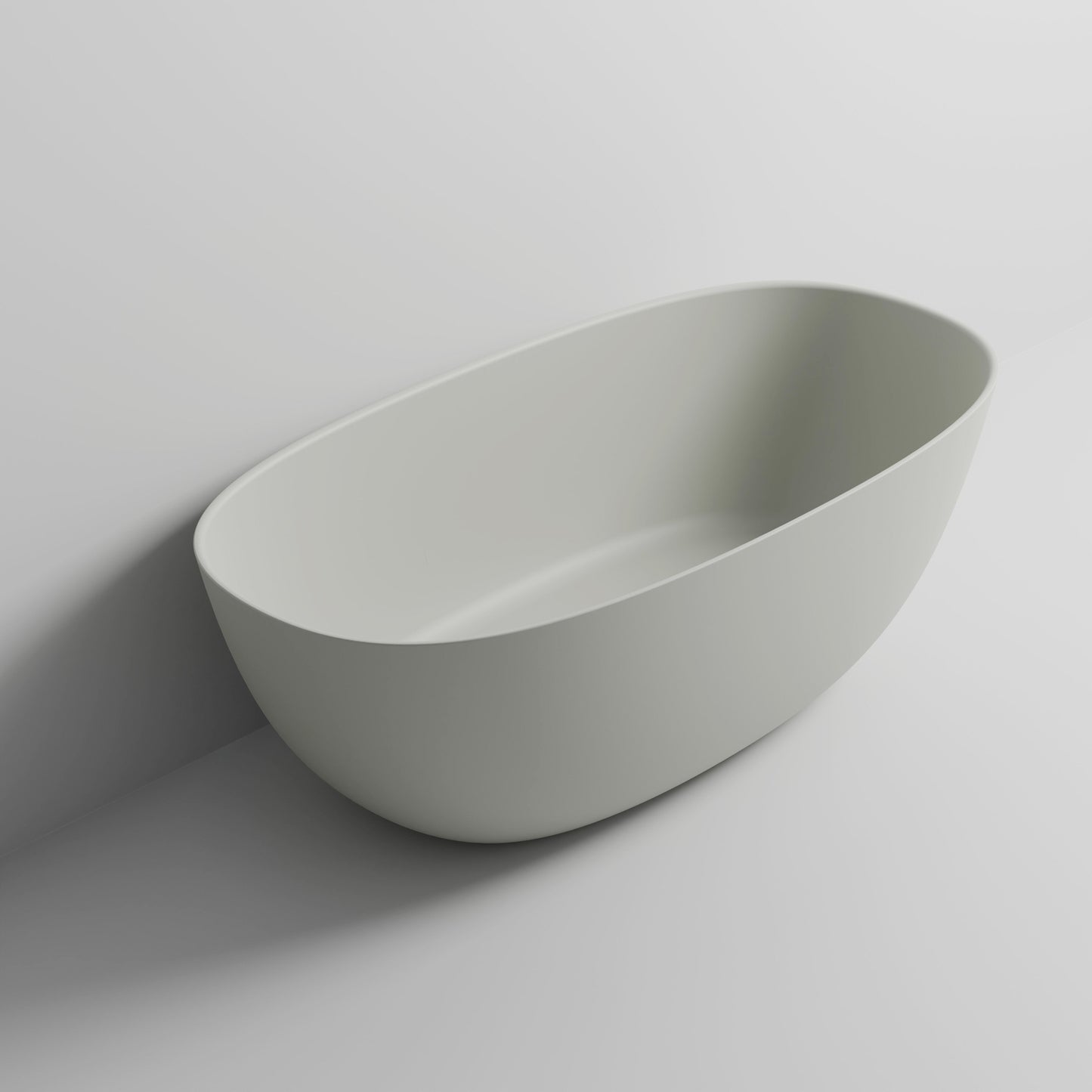 CERVO SLIM SOLID SURFACE FREE STANDING BATH 1600 