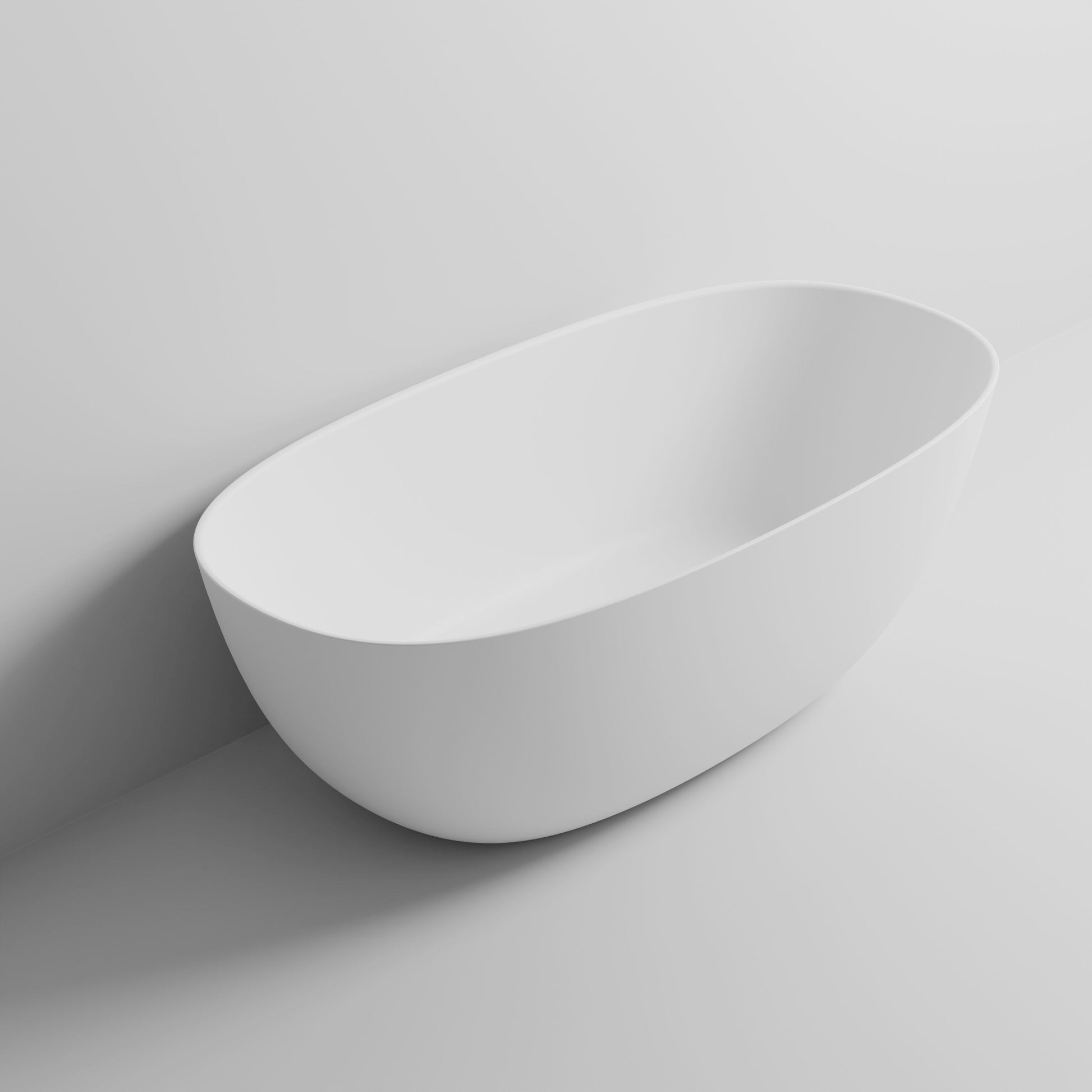 CERVO SLIM SOLID SURFACE FREE STANDING BATH 1600 